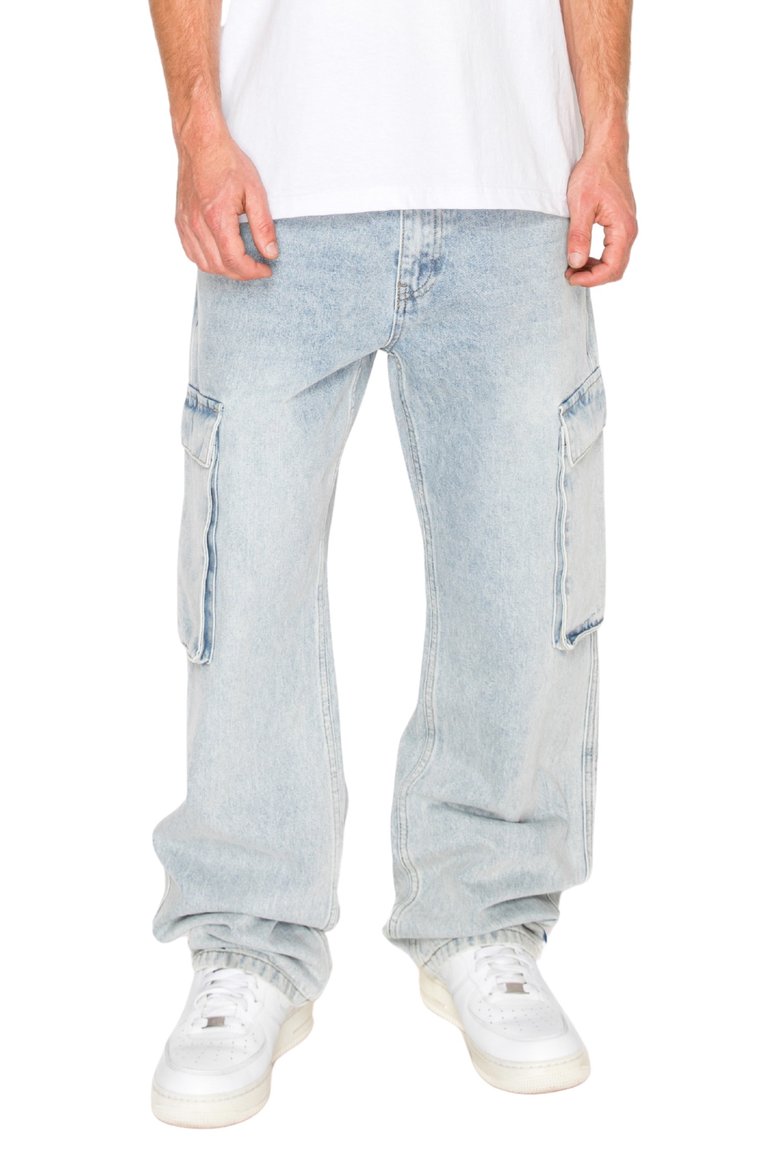 Anchor Baggy Cargo Denim Jeans